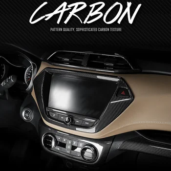  Fibra de Carbon ABS Navigare Centrul de Control Capacul Panoului Ornamental Pentru Chevrolet Trailblazer 2020 2021 2022