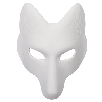  Fox Masca DIY Mascaradă Masca de Halloween Măști de Partid Pentru Adulți Mascarada