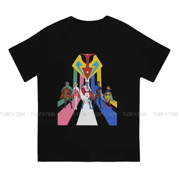  G Forța de Luptă a Planetelor Gatchaman Anime Tricou Top de Bumbac Mare Ofertas de Îmbrăcăminte pentru Bărbați Grafic T shirt Barbati