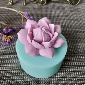  HC0111 PRZY 3D Flori de Bujor Trandafir Mucegai Silicon Săpun Mucegai Lumanare Aroma Matrite de Luare de Săpun Mucegai Rășină Zgura Mucegai Cauciuc Siliconic