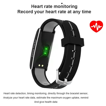  Heart Rate Monitor de Presiune sanguina Sport Trupa Ceas Inteligent de Apel SMS-uri de Notificare Pentru Samsung Galaxy iPhone Huawei