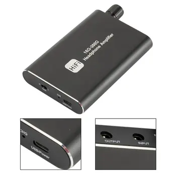  Hi-Fi Amplificator pentru Căști Portabil Amplificator pentru Căști de 3,5 mm Amplificator Audio Stereo de Ieșire Amplificator pentru Căști