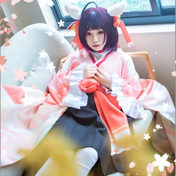 Joc Majsoul/Mahjong Sufletul Ichihime Cosplay Costum Drăguț Minunat Kimono Uniformă Activitatea De Petrecere, Joc De Rol Îmbrăcăminte