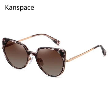  Kanspace 2 In 1 Clip Pe Femei Ochelari De Miopie Optice Epocă Magnetic Polarizat Ochelari De Soare Ochi De Pisică Moda Ochelari 95997