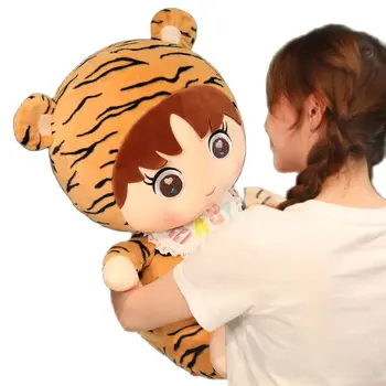 Kawaii Fata De Copil Tiger Boy Papusa De Plus Tigru An Mascota Cosplay Tigru Salopete Rochie Copii Pentru Copii Idol Față Figura Papusa Cadou De Crăciun