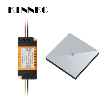  KTNNKG 1/2/3 banda 433Mhz împinge smart Wireless Lumina Comutator RF Control de la Distanță 110V 220V cu Receptor Tactil RF Lampă de Plafon