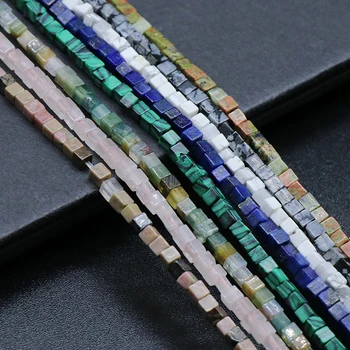 Margele din Piatra naturala Pătrat în Formă de Amestec de Culoare Vrac Rafinat cu Margele Pentru Bijuterii DIY Brățară Colier Cercei Accesorii