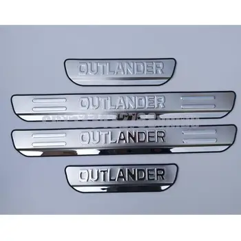  Masina Pragului De Ușă Protector Pentru Mitsubishi Outlander 2013-2017 Trim Scuff Pedala De Acoperire Prag Accesorii Din Oțel Inoxidabil