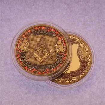  Masonice Mason Ordinul Frățesc Al Francmason Engravble Moneda