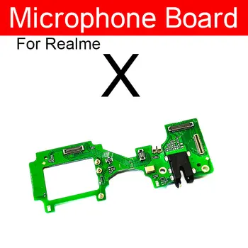  Microfon Bord Pentru Realme 1 5Pro Q X X2 X Lite XT Microfon Mic Module Conector PCB Bord Flex Cablu Piese de schimb
