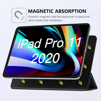  MoKo Magnetic Smart Cazul Folio Pentru iPad Pro 11 2020 a 2-a Generație [Suport Apple Pencil 2 Încărcarea] Subțire Shell Ușor