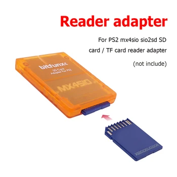  Multifunctional Adaptorul de Card de Memorie pentru PS2 MX4SIO SIO2SD Portabile, Cititor de Card pentru PS2 Console de jocuri + 32MB 64MB FMCB Card