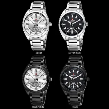  NAVIFORCE Brand de Ceasuri Bărbați Ceasuri Quartz Om de Oțel Ceas de Moda Auto Data Wristwaches Picătură de Transport maritim en-Gros Reloj Hombre