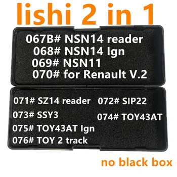  Nici o cutie Neagră LiShi 2 in 1 Lăcătuș Instrumente HY15 HYN7R HY16 HY17 HY20 HY20R HY22 ICF03 ISU5 ISU5Ign Reparații Auto Blocare smith Consumabile