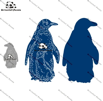  Noi Moare 2021 Camper Van Metal Pinguini Moare diy Moare album foto de tăiere mor Scrapbooking Stecil de tăiere nou 2021 Animale
