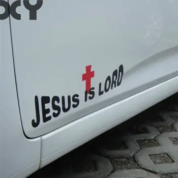  Noi Reflectorizante Impermeabile Isus Creștin Autocolant Auto pentru Volkswagen Polo Citroen Octavia Golf Picătură de Transport maritim