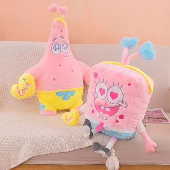  Noi SpongeBob SquarePants Păpușă Jucărie de Pluș Tanabata Plăcintă Mare Star Doll Pandantiv Perna pentru Copii Ziua de nastere Cadou de sex Feminin
