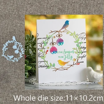  Noul Design Craft din Metal stencil mucegai Moare de Tăiere pasăre coroană de flori decor album mor reduceri Album Carte de Hârtie Ambarcațiuni Relief