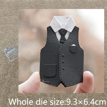  Noul Design Craft din Metal șabloane de Tăiere Moare Tricou vesta cravata pânză de decorare album mor reduceri Album Carte de Hârtie Ambarcațiuni Relief