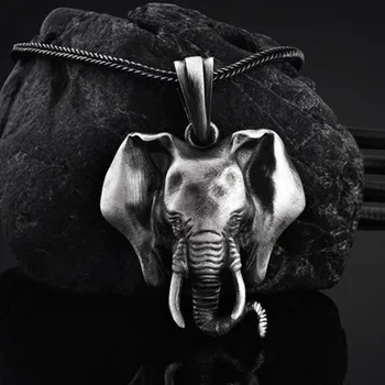  Nouă Bărbați Pandantiv Colier Boho Etnice Elefant Colier Moda De Epocă Partid Accesorii Bijuterii Norocos De Ziua Colier