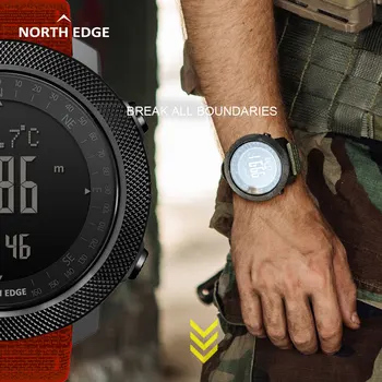 Original Marginea de Nord APACHE Sport Smartwatch Busola rezistent la apa 50m Înot Altimetru Barometru Ceas Militar Ceasuri Sport