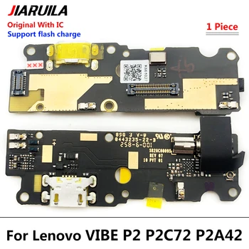  Original Nou USB Port de Încărcare Bord Flex Conector de Cablu Piese Pentru Lenovo VIBE P2 P2C72 P2A42 Microfon Module