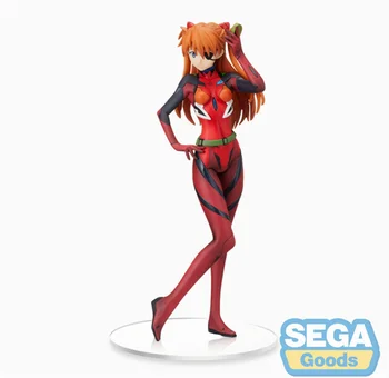  Original SEGA SPM EVANGELION EVA Asuka Langley Soryu Test costum Anime Figurine Jucarii Model