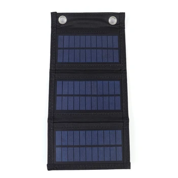  Panou Solar Activități în aer liber de Urgență Pliabil Panou Solar 6W USB 5V 3 Ori Impermeabil Telefoane Banca de Putere