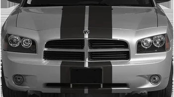  Pentru Dual Raliu de Curse cu o Grafică de Vinil, Decalcomanii Dungi pentru un Dodge Charger din 2006 până în 2010 Capota