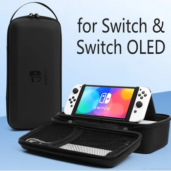  Pentru Nintendo Comuta & OLED PU Sac de Depozitare Hard Portabil care Transportă Caz Suport Husă Consola Capac de Protecție Accesorii