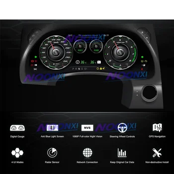  Pentru Nissan Patrol Y62 Digital de Bord Virtual Cockpit IPS LCD Vitezometru Mașină de Bord Digital Display Radio Auto Unitate de 12,3 