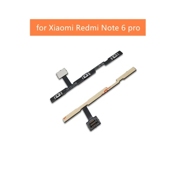  Pentru Xiaomi Redmi Nota 6 pro Putere de Volum Cablu Flex Power On Off Comutator Volum Laterale Buton Cheie Flex Cablu de Reparare Piese de Schimb