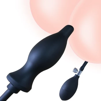  PHANXY Silicon Mari Umflate Anal Plug Vibrator Pompa Butt Plug Anal Dilatator Masaj de Prostata Anus Extender Dilatador Jucarii Sexuale