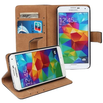  Piele Pu Clapa Caz Acoperire pentru Samsung Galaxy S5 Portofel caz de telefon Pentru Samsung Galaxy S5 i9600 G900F coajă de protecție GG
