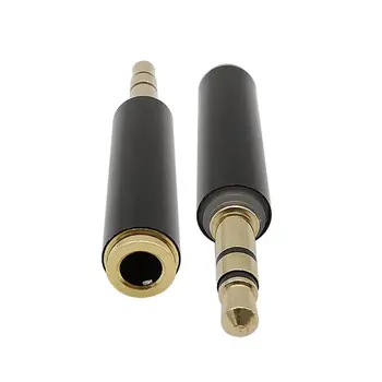  Placat cu aur de 3.5 mm TRS Masculin la 3.5 mm TRRS de sex Feminin Stereo Conector Audio de 3,5 mm 3 Plug-Pol la 4 Poli Jack Microfon Adaptor