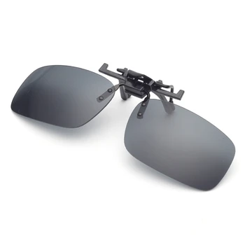  Polarizati Clip-On ochelari de Soare de Conducere Viziune de Noapte Lentila de Ochelari de Soare de sex Masculin Anti-UVA Pentru Barbati Femei Cu Caz și Ochelari de Pânză