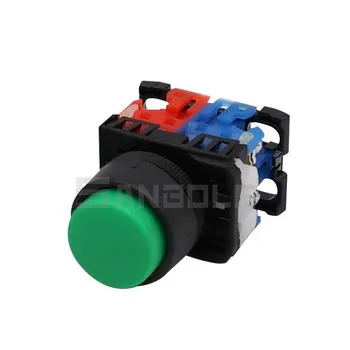  Push-buton comuta AR22EOR-11 High-cap de Resetare 22MM Plastic Rotund Manual de Moment electric switch-uri Roșu/Verde