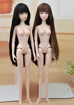  Părul șaten Original Chinez Nud Papusa / Pielea Albă 14 Articulații mobile /cu cap și corp De Xinyi papusa BBI00XY5