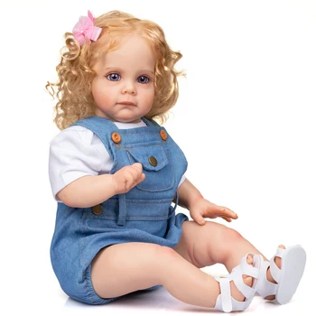  Renăscut Baby Dolls Corp Moale de Silicon 60cm Copilul a Terminat de Pictat Papusa Jucării pentru Fete Pentru Copii Băiat Ziua de nastere Cadou de Moda Prezent