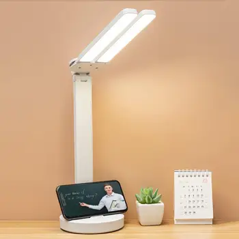  Reîncărcabilă Lampă de Masă Pliabil Lampa de Birou Alb portabil lampă de masă Atinge Reglaj Protecție a Ochilor Lumini de Noapte LED-uri Lampă de Masă