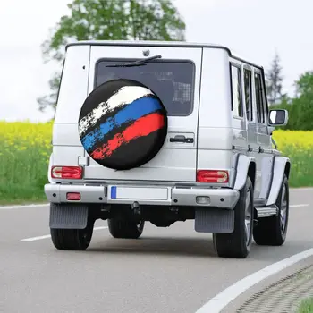  Rusia Flag rusă Mândrie Roata de rezerva Anvelope de Acoperire Caz Pungă de Pungă pentru Suzuki Mitsubish Accesorii pentru Vehicule