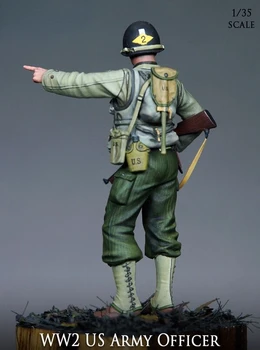  Scara 1/35 Miniatură Rășină Figura Kit de al doilea RĂZBOI mondial NE-Ofițer Militar Neasamblate și Nevopsite Diy Jucărie
