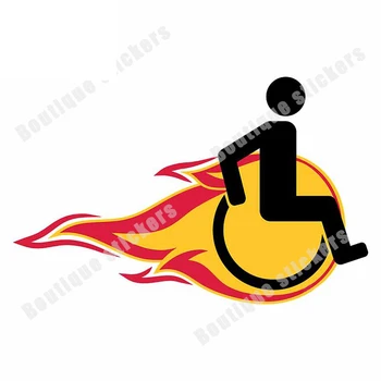  Scaun cu rotile flacără de foc masina autocolant de desene animate creative decal bara de surf decor motor de mașină de curse de motociclete casca