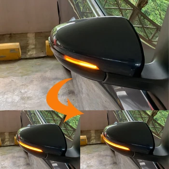  Semnalizare LED dinamic oglindă laterală intermitent indicatorul luminos secvențial Pentru VW Volkswagen Golf 6 MK6 GTI R20 2008-