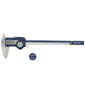 SHAHE 200 mm grosime Digitale Electronice din Oțel Inoxidabil Șubler cu Vernier cu Display Lcd Micrometru Etrier Instrumente de Măsurare