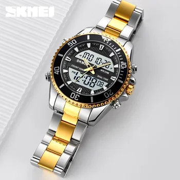 SKMEI Ceasuri pentru Barbati Brand de Lux Sport Cuarț Ceas de mână rezistent la apă Militare Digital de sex Masculin Ceas din Oțel reloj hombre 1850