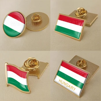  Stema Ungariei, Maghiarii Harta Drapelul Național cu Emblema Națională Brosa Floare Insigne, Ace de Rever