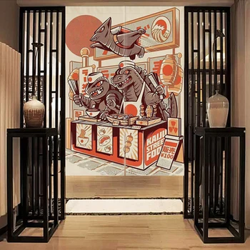  Stil japonez decorative perdea Noren geam usa bucătărie cameră tesatura ecran baie dressing restaurant