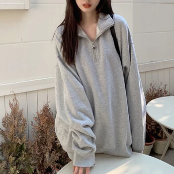 Streetwear Hoodies Femei Vrac Supradimensionat y2k Harajuku coreea Moda Drăguț Haine Sport Casual Vintage Maneca Lunga Topuri Noi