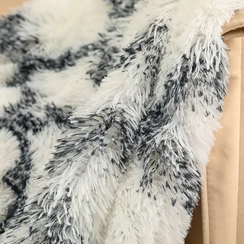  TONGDI Pătură de Pluș Super Moale, Cald, Elegant Fannel Fleece Pătură de Lână Decor Pentru Fata de Iarna Canapea Acoperi Pat Canapea Cuvertură de pat